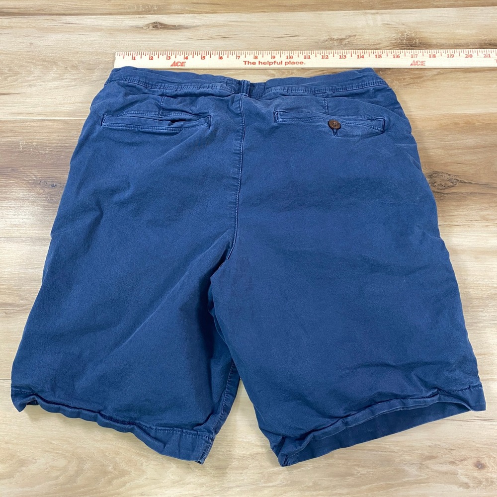 American Eagle Next Level Flex Mens Blue Chino Shorts Size 31 Stretch Casual - Picture 5 of 6